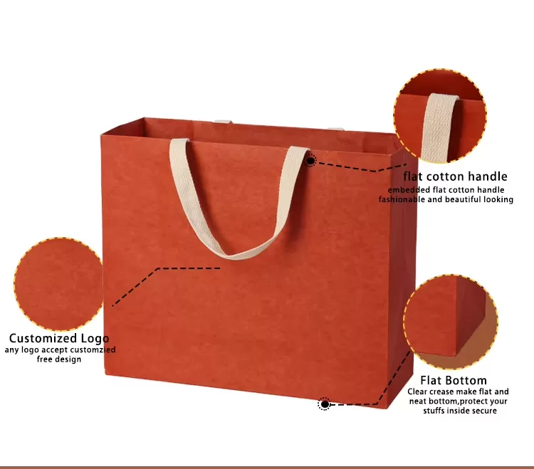 Recyclable Biodegradable Luxury Gift Paper Bags – Custom Logo Printed Shopping Bags for... - SKU FPB90310 - UGI Packaging