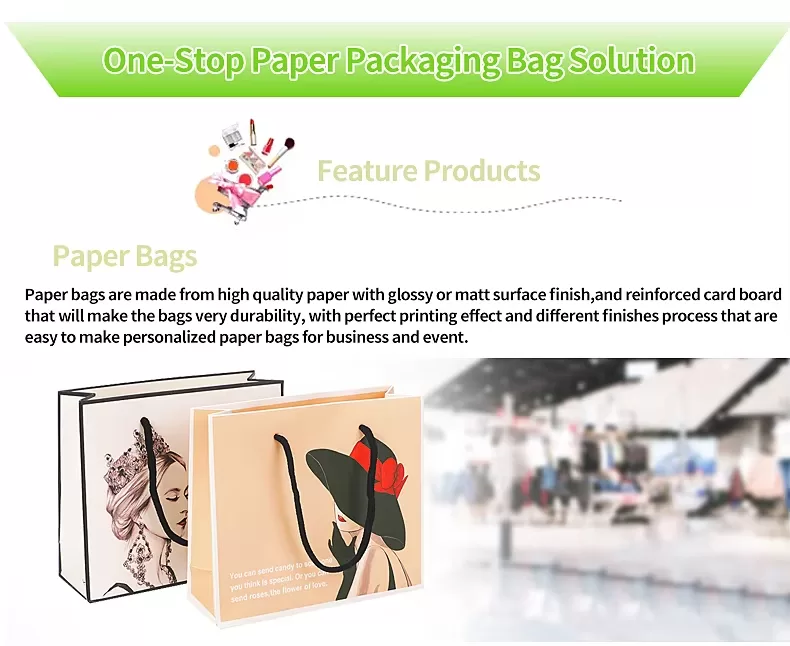 Custom Kraft Paper Bags with Die-Cut Handles – Personalized Recyclable Packaging with L... - SKU FPB90317 - UGI Packaging