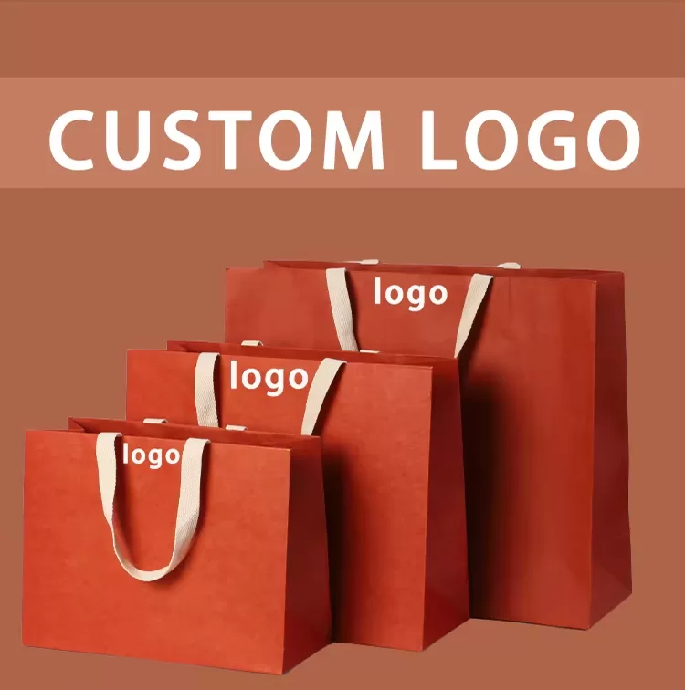 Recyclable Biodegradable Luxury Gift Paper Bags – Custom Logo Printed Shopping Bags for... - SKU FPB90310 - UGI Packaging