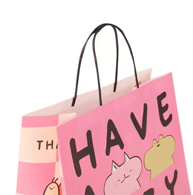 Custom Kraft Paper Bags with Handles – Eco-Friendly Brown or White Recycled Bags with L... - SKU FPB90336 - UGI Packaging