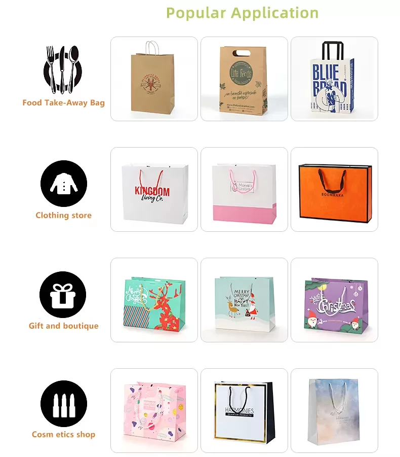 Custom Kraft Paper Bags with Die-Cut Handles – Personalized Recyclable Packaging with L... - SKU FPB90317 - UGI Packaging