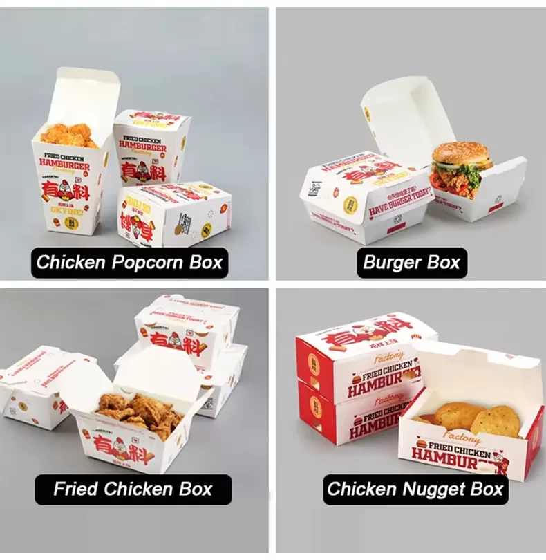 Custom Paper Bags and Boxes for Sandwich, Hot Dog, Popcorn, Chicken, Burger – Greasepro... - SKU CPB10672 - UGI Packaging