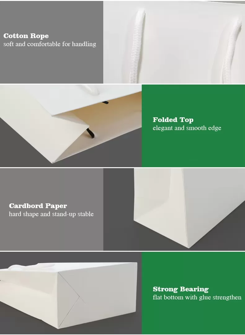 Luxury Gift Paper Bags with Ribbon Handles – Custom Logo Printed Boutique Shopping Bags... - SKU FPB90293 - UGI Packaging