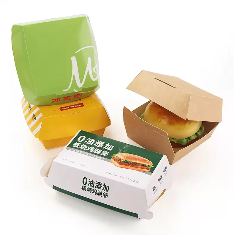 Custom Logo Fast Food Packaging Set – Kraft Paper Boxes for Burgers, Sandwiches, Hot Do... - SKU CPB10726 - UGI Packaging