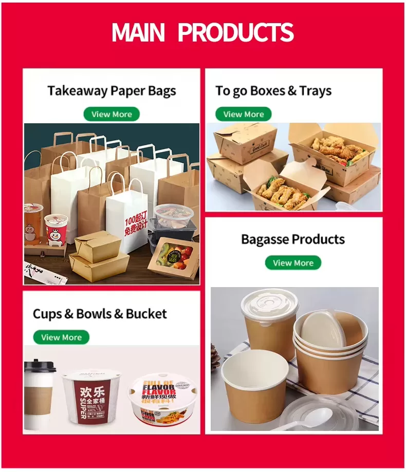 Custom Kraft Paper Salad Bowls with Lids – Disposable Containers for Lunch, Soups, Grai... - SKU CPB10782 - UGI Packaging