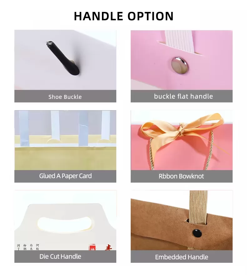 Recyclable Kraft Paper Takeout Bags with Handles – Compostable Food Packaging with Logo... - SKU FPB90381 - UGI Packaging