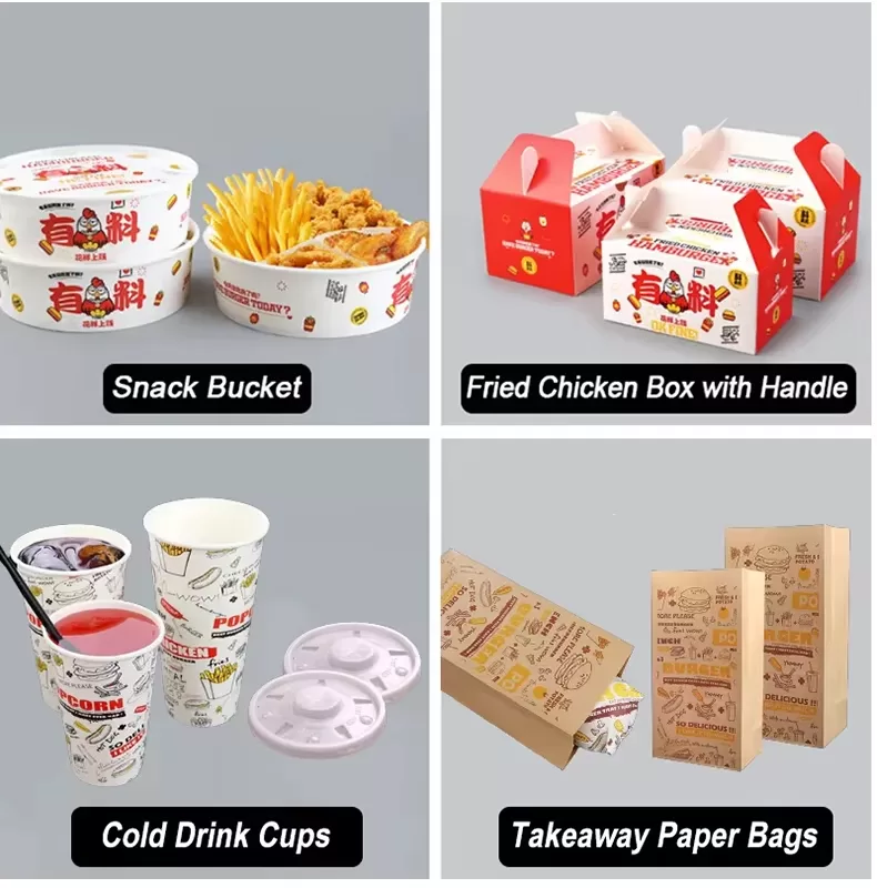 Custom Logo Disposable Burger Boxes – Kraft or White Paper Clamshell Containers for Ham... - SKU CPB10758 - UGI Packaging