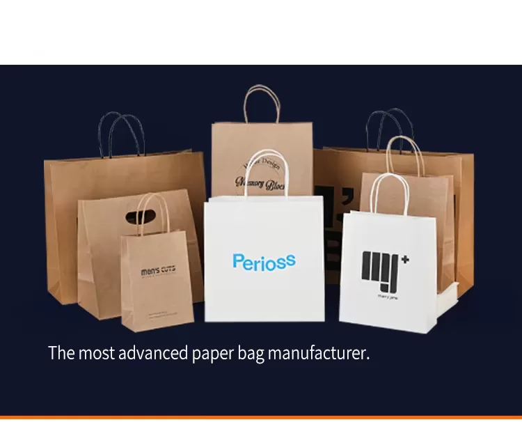 Eco-Friendly Brown Kraft Paper Takeout Bags – Biodegradable Recyclable Paper Bags with ... - SKU FPB90321 - UGI Packaging
