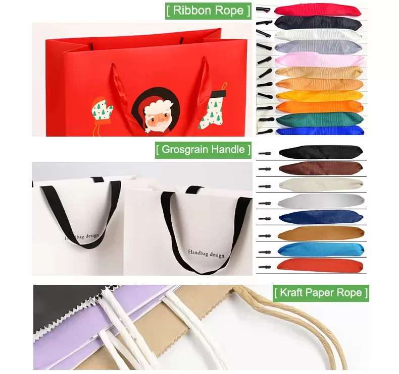 Recyclable Kraft Paper Takeout Bags with Handles – Compostable Food Packaging with Logo... - SKU FPB90381 - UGI Packaging