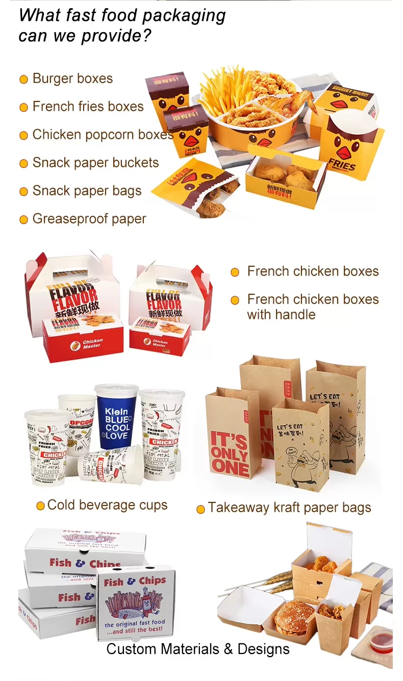 Custom Logo Disposable Burger Boxes – Kraft or White Paper Clamshell Containers for Ham... - SKU CPB10758 - UGI Packaging