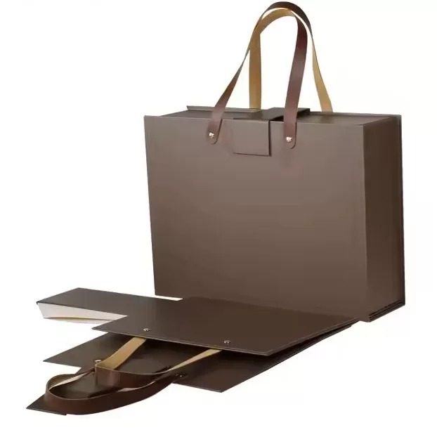 Luxury Foldable Gift Box with Magnetic Closure and Satin Ribbon – Custom Make, Sturdy Reusable Black Present Box for Birthday, Wedding, Anniversary, Bridesmaid, Business & Holiday Gifts - 图片 4