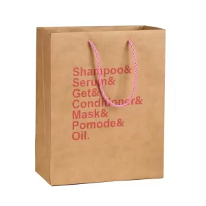 Custom Kraft Paper Shopping Bags with Handles – Recyclable Grocery Packaging Bags, Brown Craft Paper Gift Bags with Logo Printing, Ideal for Retail, Takeout, Markets, and Small Business (Bulk Pack)