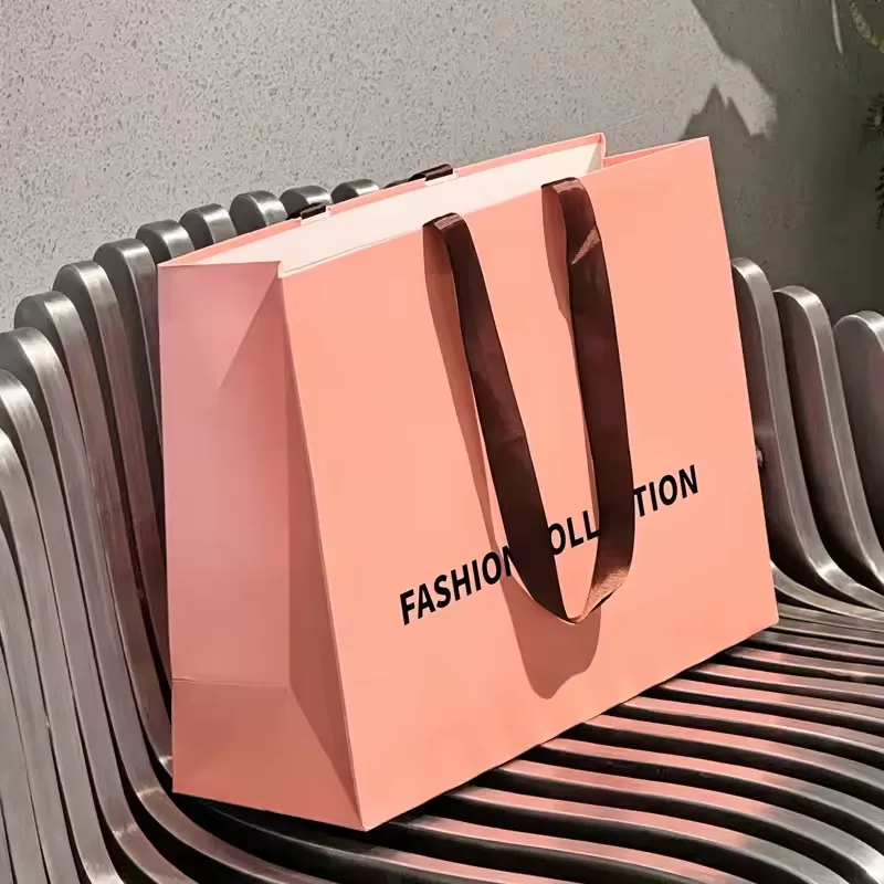 Recyclable Kraft Paper Takeout Bags with Handles – Compostable Food Packaging with Logo for Restaurants, Cafés, Bakeries, Deli Meals, Sandwiches, Snacks & Eco-Friendly To-Go Orders - 图片 4