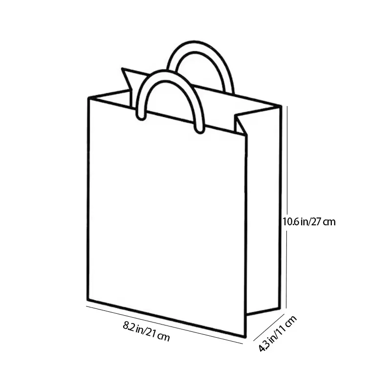 Kraft Paper Bags with Twisted Handles – Custom Logo Takeout Packaging, Food Grade Brown & White Bags for Bakery, Restaurants, Cafes, Grocery, Retail & Gift Use – Recyclable & Sturdy - 图片 4