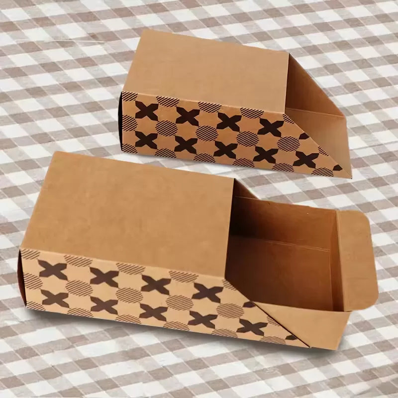 Drawer Style Kraft Paper Food Boxes – Biodegradable Takeout Containers for Egg Toast, Sandwiches, Hot Dogs, Burgers, Subs – Eco-Friendly, Leak-Proof, Grease-Resistant Box for Delivery, Parties - 图片 5