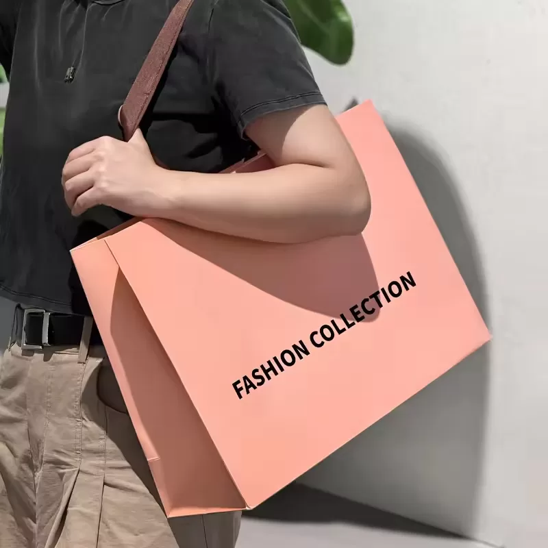 Recyclable Kraft Paper Takeout Bags with Handles – Compostable Food Packaging with Logo for Restaurants, Cafés, Bakeries, Deli Meals, Sandwiches, Snacks & Eco-Friendly To-Go Orders - 图片 6