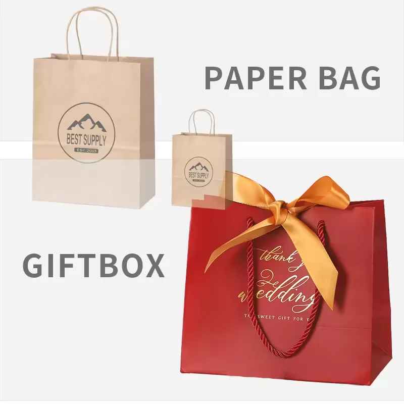Custom Kraft Paper Shopping Bags with Handles – Recyclable Grocery Packaging Bags, Brown Craft Paper Gift Bags with Logo Printing, Ideal for Retail, Takeout, Markets, and Small Business (Bulk Pack) - 图片 6