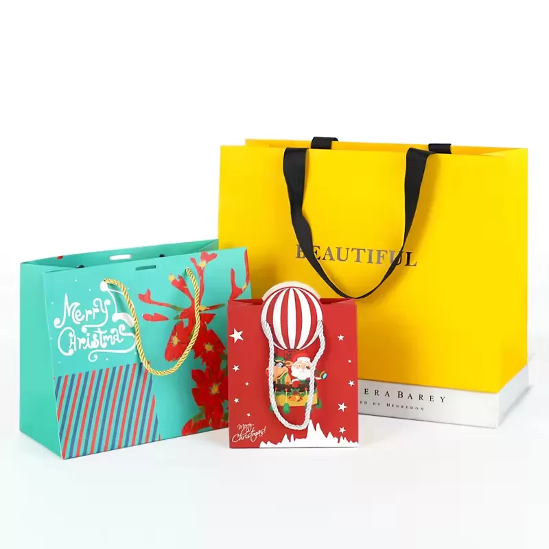 Custom Kraft Paper Bags with Die-Cut Handles – Personalized Recyclable Packaging with Logo for Food Takeout, Retail, Gifts, Cosmetics, Perfume, Jewelry & Small Business Branding - 图片 6