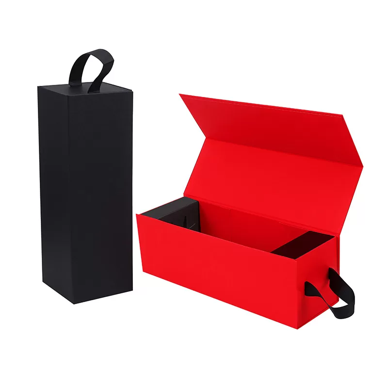 Luxury Foldable Gift Box with Magnetic Closure and Satin Ribbon – Custom Make, Sturdy Reusable Black Present Box for Birthday, Wedding, Anniversary, Bridesmaid, Business & Holiday Gifts - 图片 11