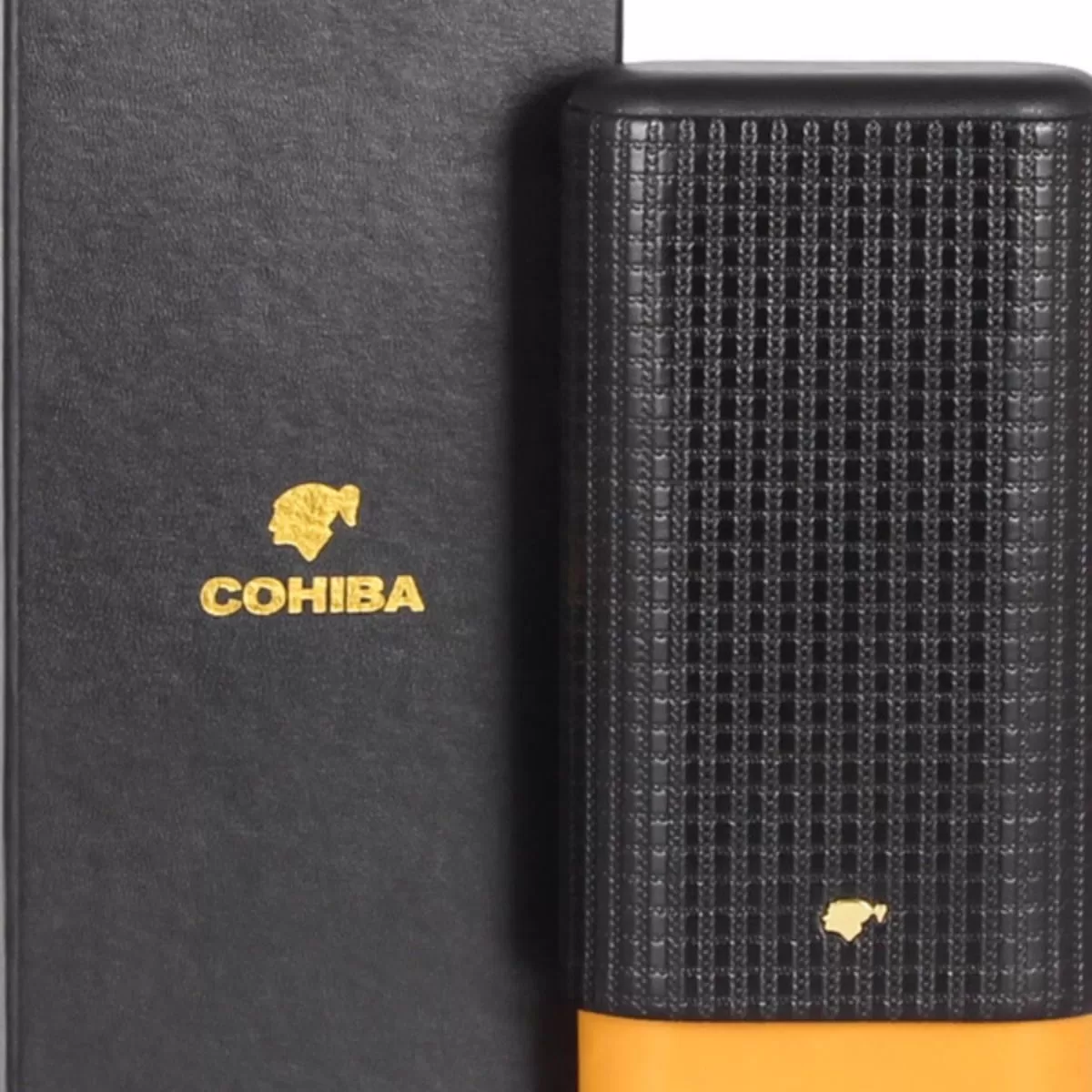 Premium Leather Cigar Travel Case for 3 Cigars – Portable Humidor with Spanish Cedar Li... - SKU CHB10683 - UGI Packaging