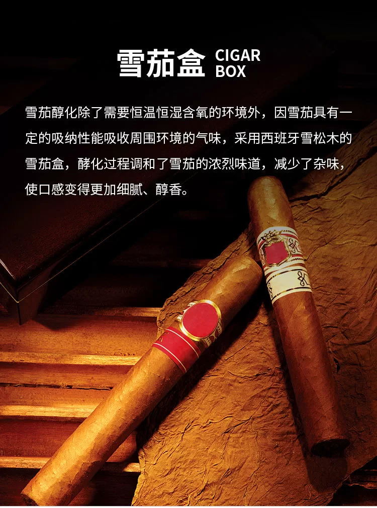 Luxury Cedar Wood Cigar Humidor Cabinet with Hygrometer, Humidifier, Glass Door, 3 Draw... - SKU CHB10692 - UGI Packaging