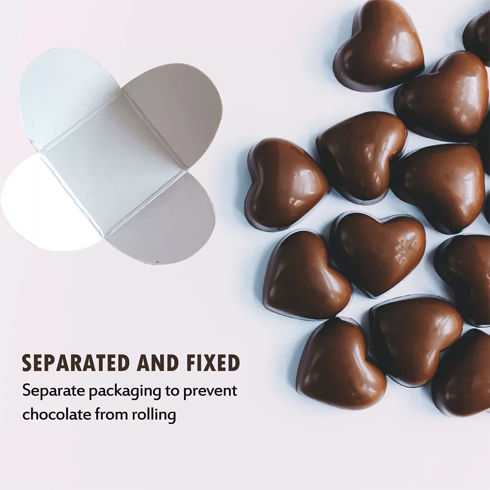 Paper Chocolate Truffle Candy Cups – Mini Cupcake Muffin Liners and Wrappers for Baking, Square Holders, Dessert Display Tray, Party Favors, Cake Trays, Candy Packaging Box 5