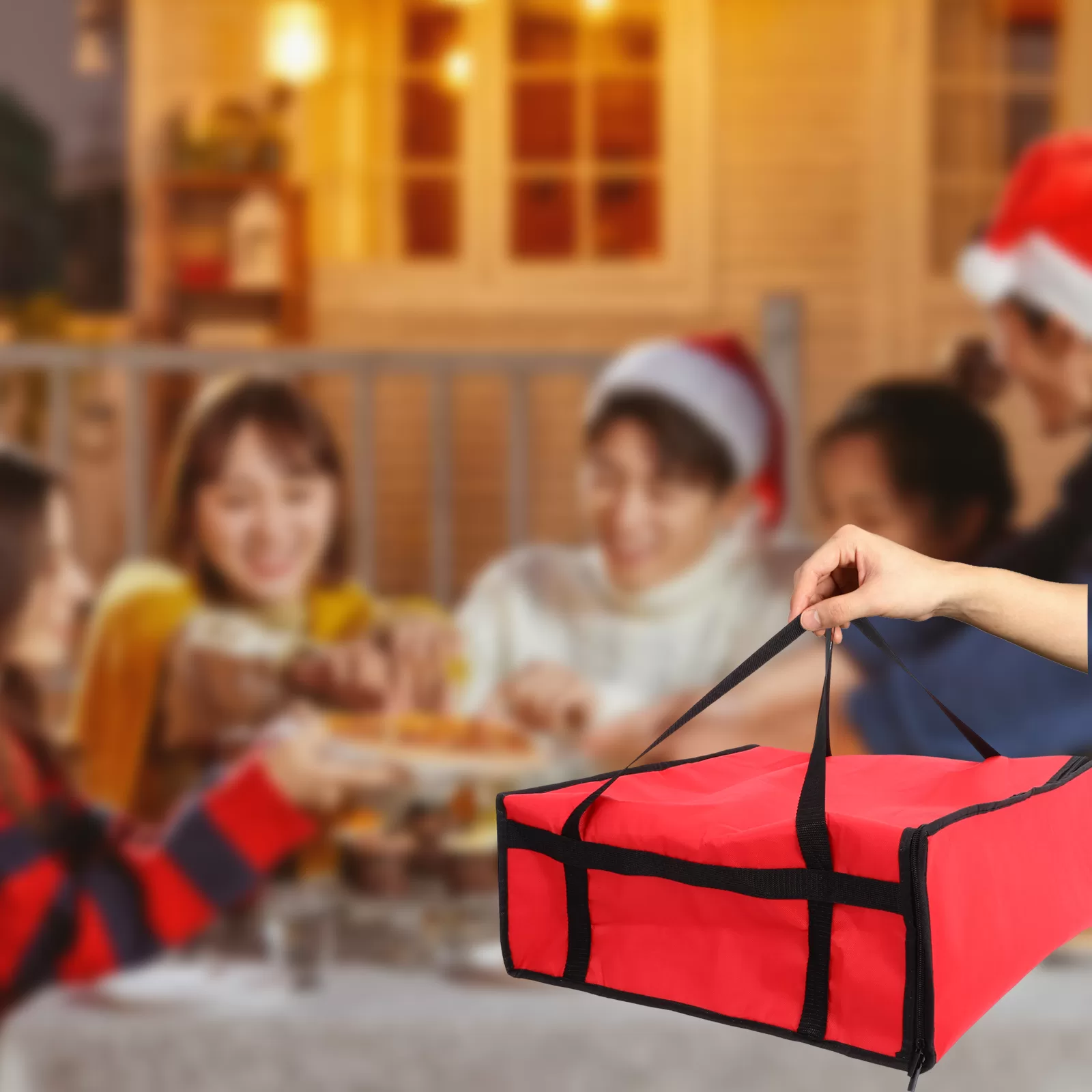 25 Pack Insulated Shipping Bags for Food – Red Striped Thermal Mailers with Self-Sealing Closure – Leakproof Padded Envelopes for Frozen, Hot or Cold Delivery – 8x10 Inch Heat-Resistant Liners 3