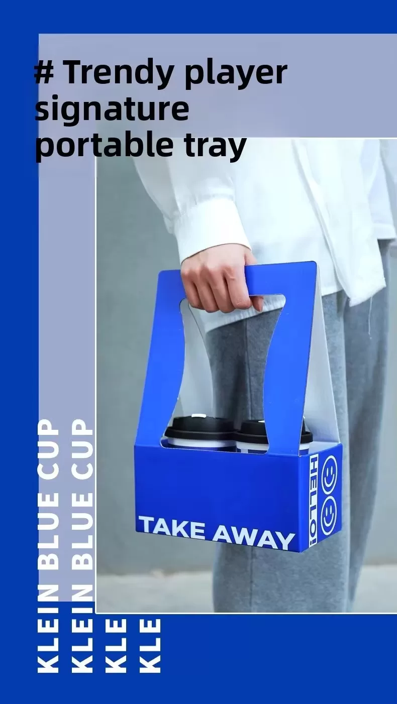 Corrugated Paper Cup Carrier Tray – Portable Eco-Friendly Drink Holder for 2/4 Cups – S... - SKU PDH22019 - UGI Packaging