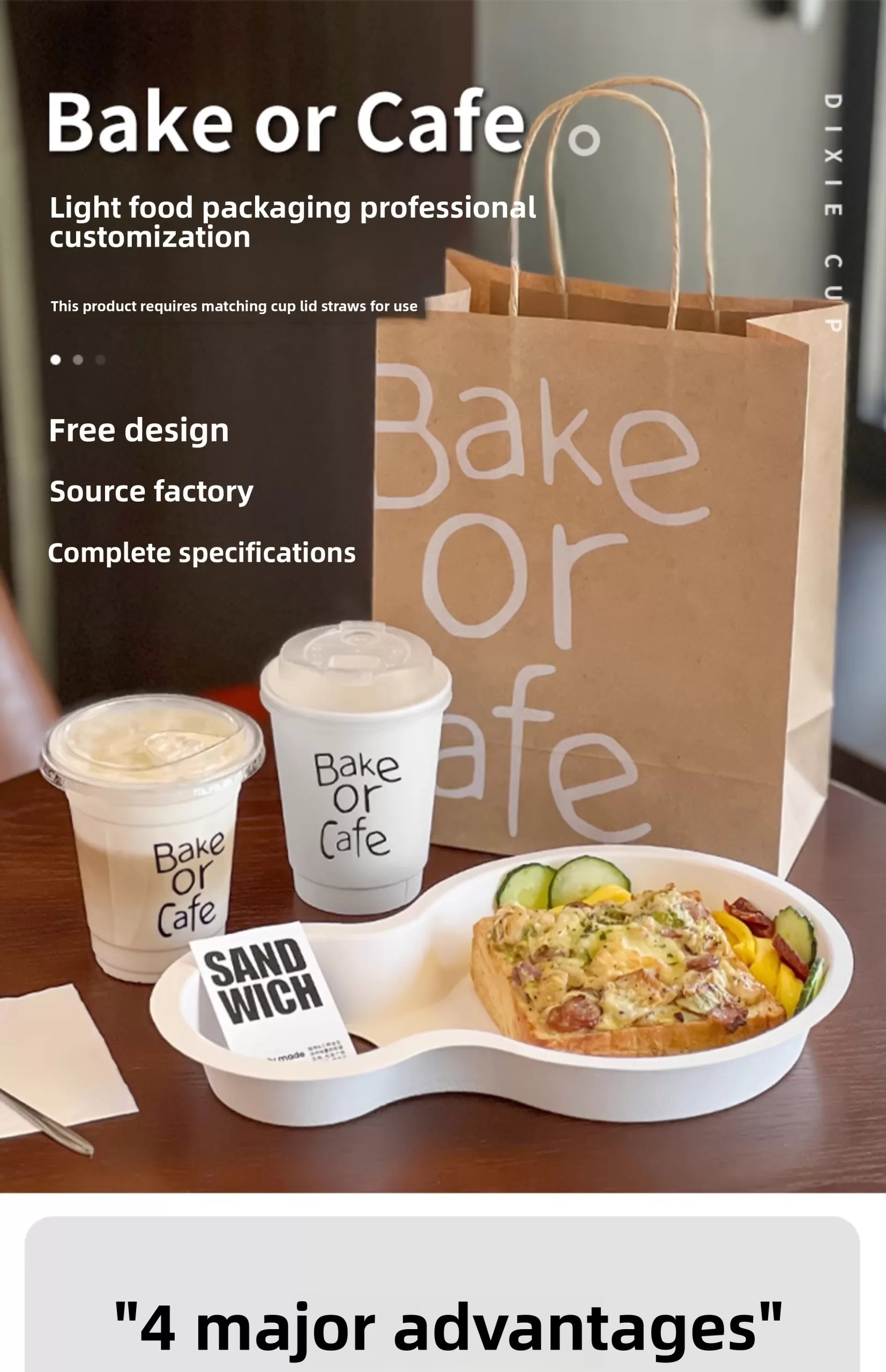 Biodegradable Paper Pulp Lunch Trays – Custom Logo Eco-Friendly 3-Compartment Disposabl... - SKU PDH22073 - UGI Packaging