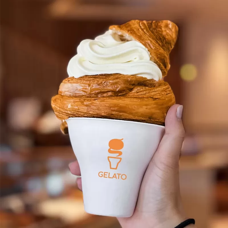 Trendy Disposable Paper Coffee Cups with Secure Lids – Insulated Ripple Wall Design, Le... - SKU FTC01281 - UGI Packaging