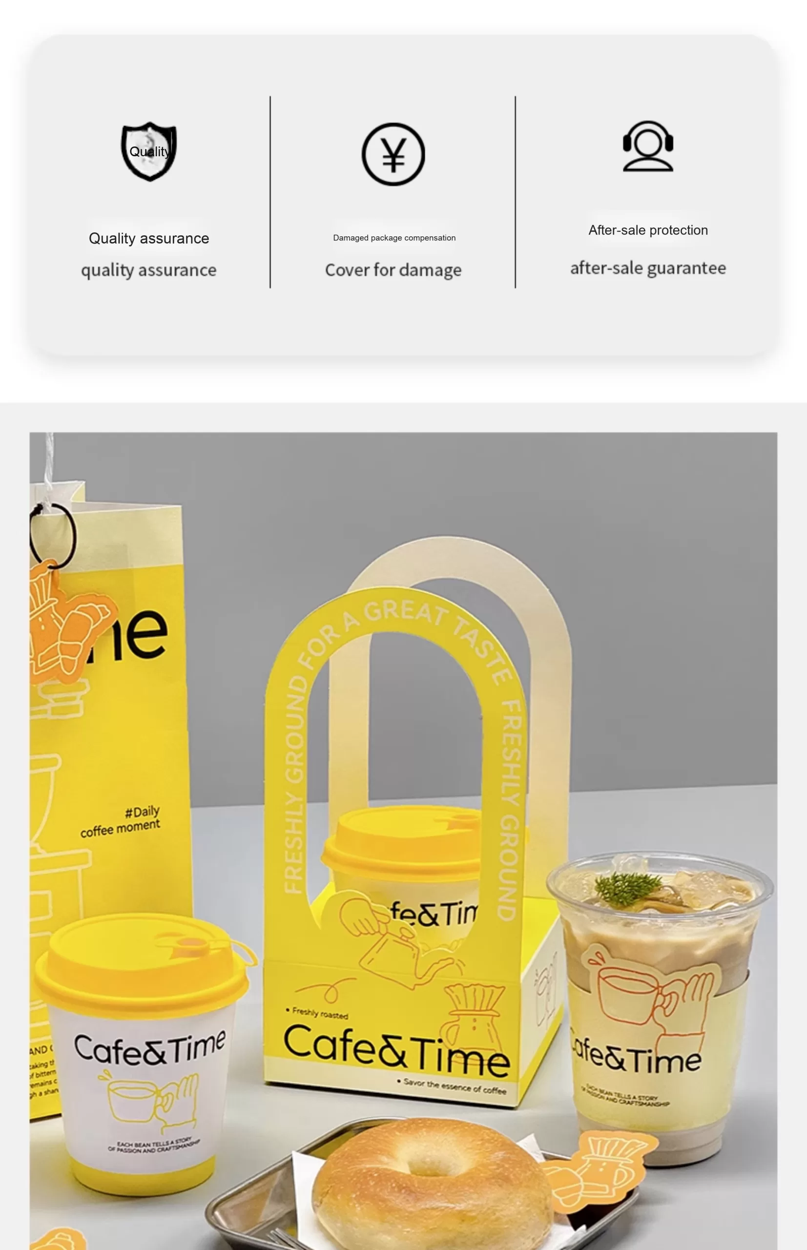 Creative Single Wall Disposable Paper Cups – Custom Printed Eco-Friendly To-Go Drinkwar... - SKU PDH22064 - UGI Packaging