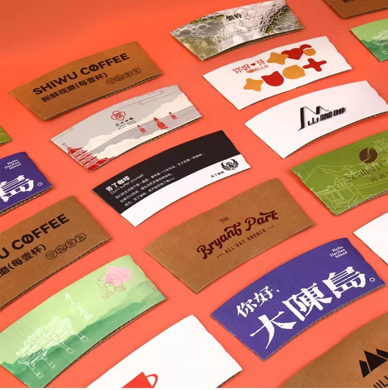 Insulated Kraft Paper Coffee Cup Sleeves – Ripple Wall Corrugated Beverage Holders for ... - SKU CCS15132 - UGI Packaging