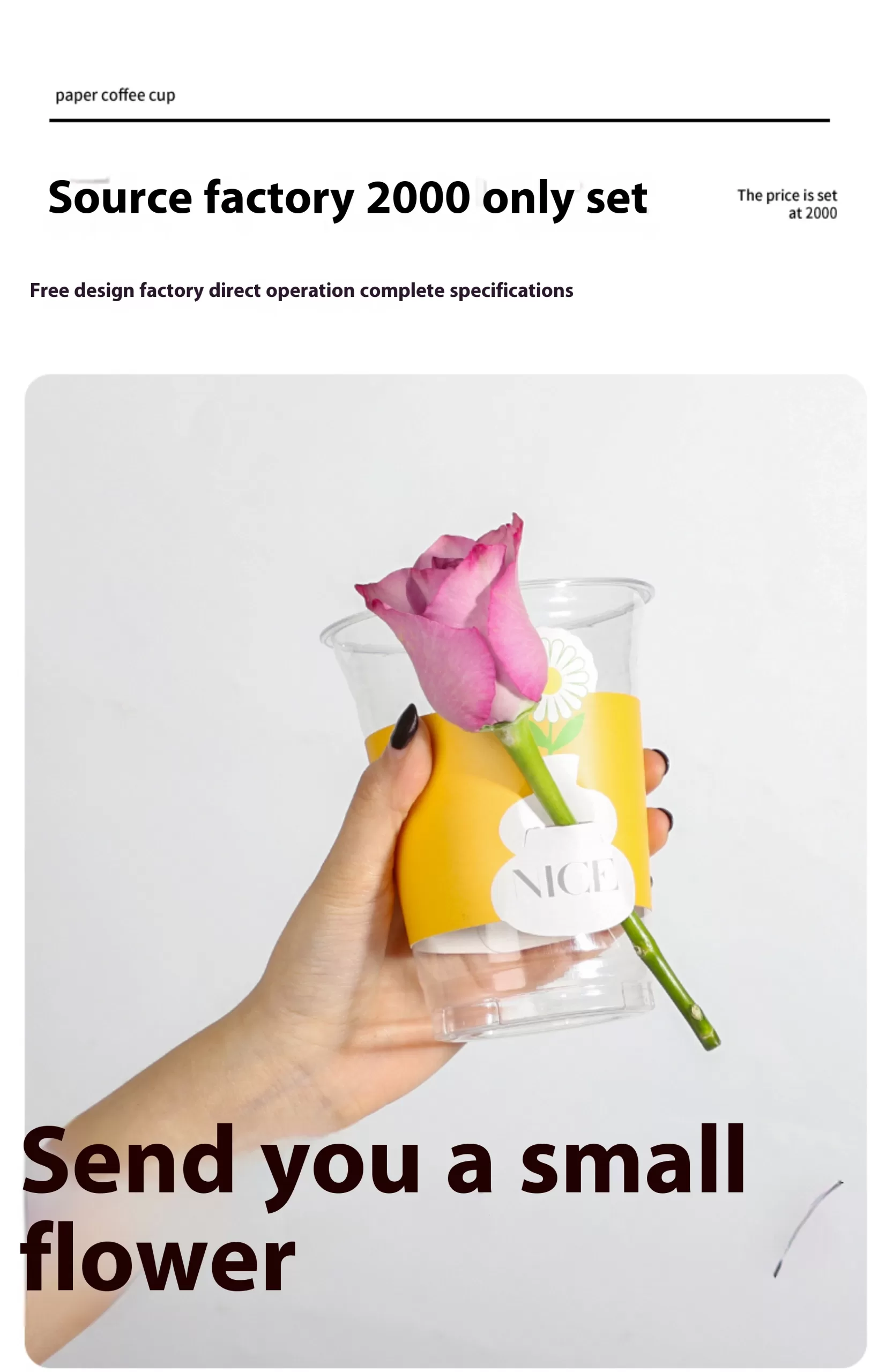 Custom Printed Coffee Cup Sleeve – Disposable Kraft Insulated Wrap with Logo for Hot Dr... - SKU CCS15085 - UGI Packaging