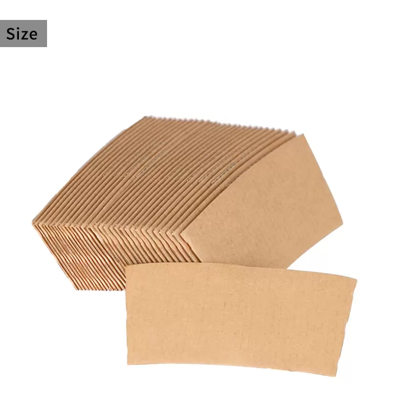 Insulated Kraft Paper Coffee Cup Sleeves – Ripple Wall Corrugated Beverage Holders for ... - SKU CCS15132 - UGI Packaging