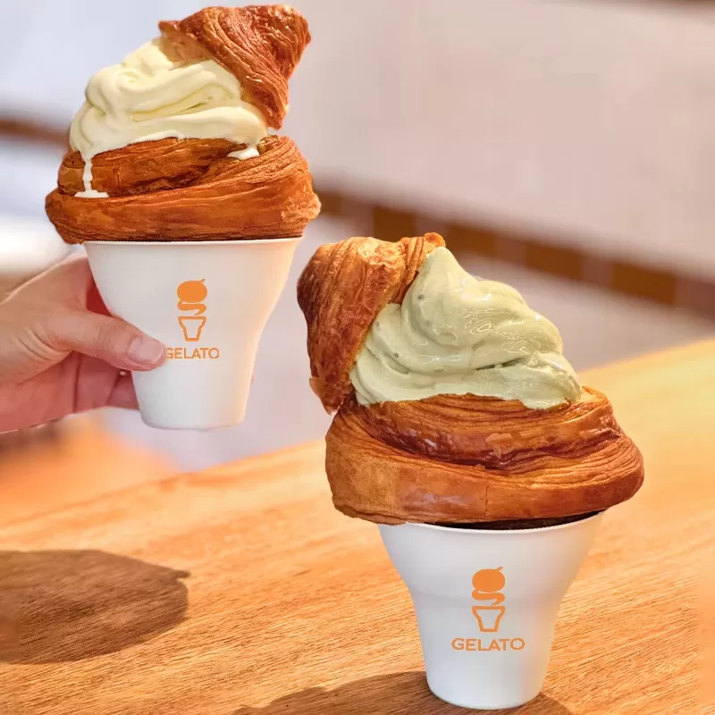 Trendy Disposable Paper Coffee Cups with Secure Lids – Insulated Ripple Wall Design, Le... - SKU FTC01281 - UGI Packaging