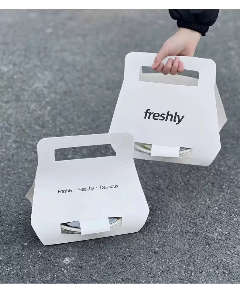 Biodegradable Paper Pulp Lunch Trays – Custom Logo Eco-Friendly 3-Compartment Disposabl... - SKU PDH22082 - UGI Packaging