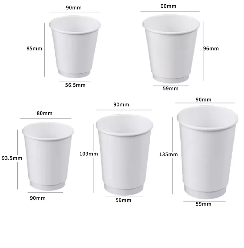 Insulated Kraft Paper Coffee Cup Sleeves – Ripple Wall Corrugated Beverage Holders for ... - SKU CCS15132 - UGI Packaging