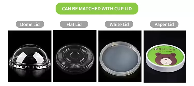 Trendy Disposable Paper Coffee Cups with Secure Lids – Insulated Ripple Wall Design, Le... - SKU FTC01281 - UGI Packaging