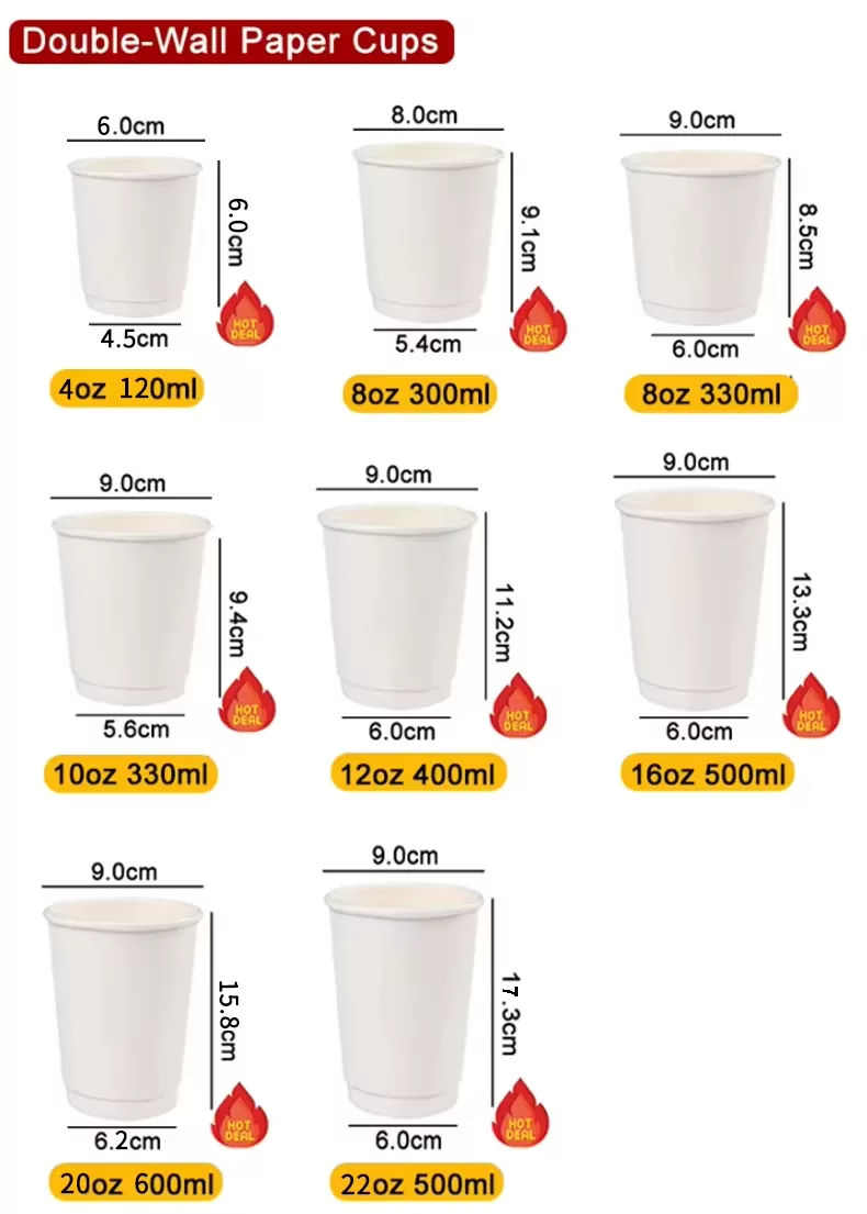 Disposable Kraft Paper Cups with Dome Lids – Eco-Friendly Hot & Cold Beverage Cups for ... - SKU PDH22058 - UGI Packaging