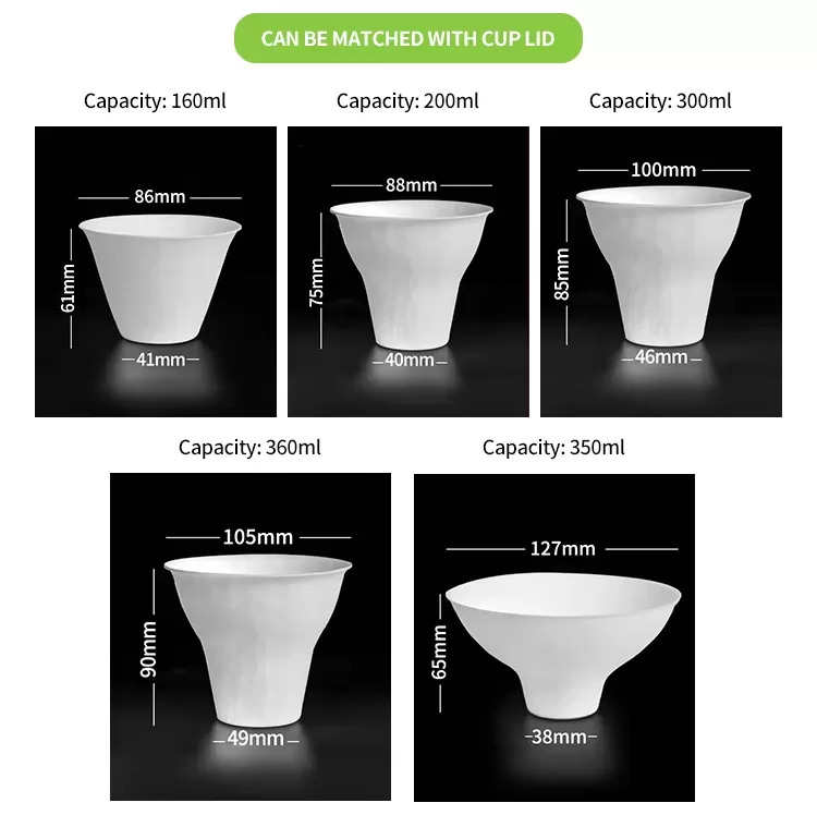 Trendy Disposable Paper Coffee Cups with Secure Lids – Insulated Ripple Wall Design, Le... - SKU FTC01281 - UGI Packaging