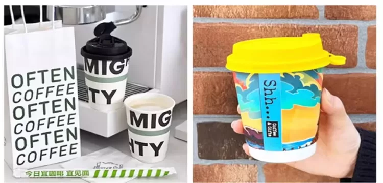 Insulated Kraft Paper Coffee Cup Sleeves – Ripple Wall Corrugated Beverage Holders for ... - SKU CCS15132 - UGI Packaging