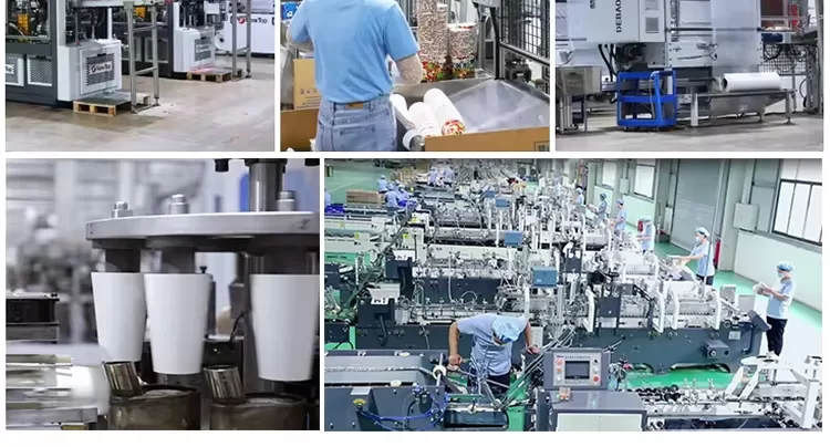 Trendy Disposable Paper Coffee Cups with Secure Lids – Insulated Ripple Wall Design, Le... - SKU FTC01281 - UGI Packaging