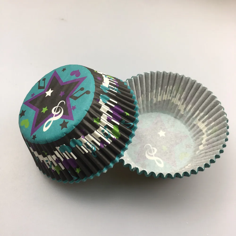 50pcs Animal Pattern Cupcake Liners – White Cow, Zebra, Leopard, Camouflage & Stripes – Greaseproof Baking Cups for Family, Birthdays, Christmas, Parties, Muffins & Cake Holders - 图片 15