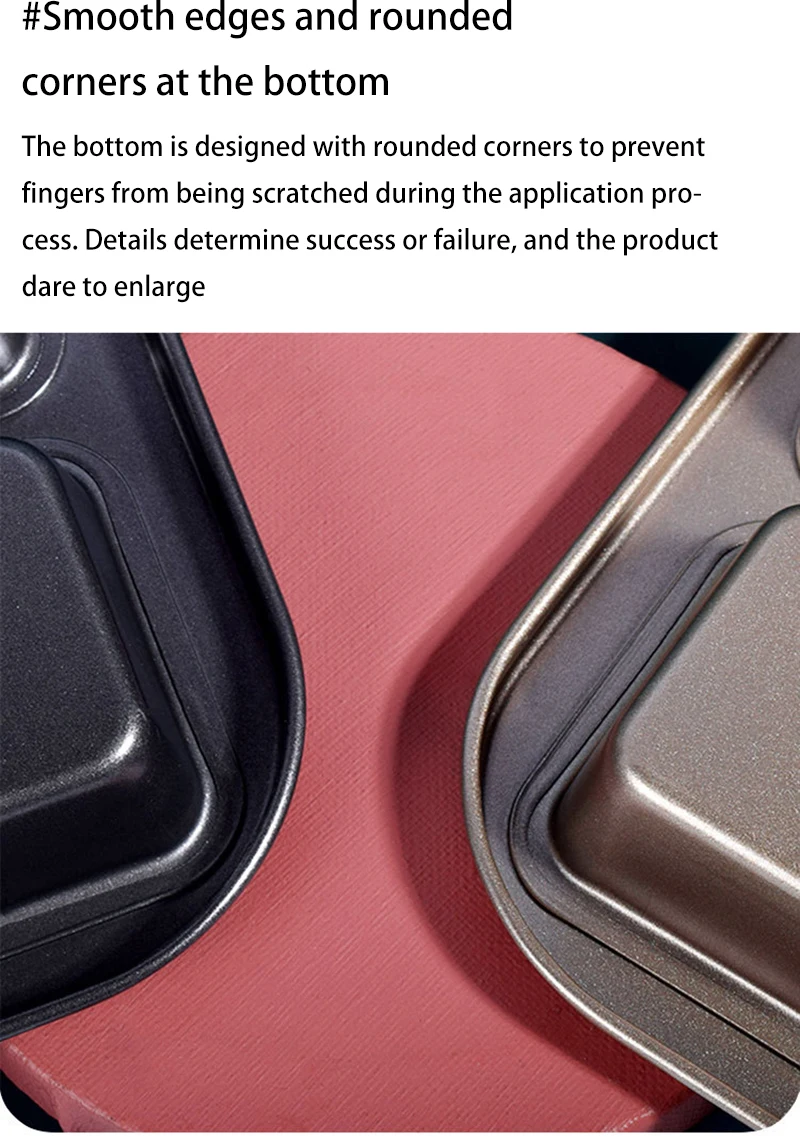 Non-Stick 12/6 Cavity Square Muffin Cupcake Baking Pan – Carbon Steel Mini Cake Tray for Oven, Household Bread Burger Mold for Baking, Reusable Bakeware for Kitchen, Easy Clean, Durable