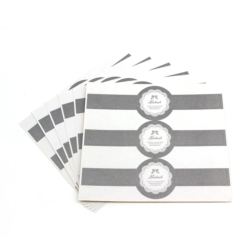 30pcs Handmade Self-Adhesive Seal Stickers for Gift Tins, Boxes, Bags – Decorative Labels for DIY Crafts, Party Packaging, Bakery Wrapping, Envelope Sealing, Thank You Tag Decor