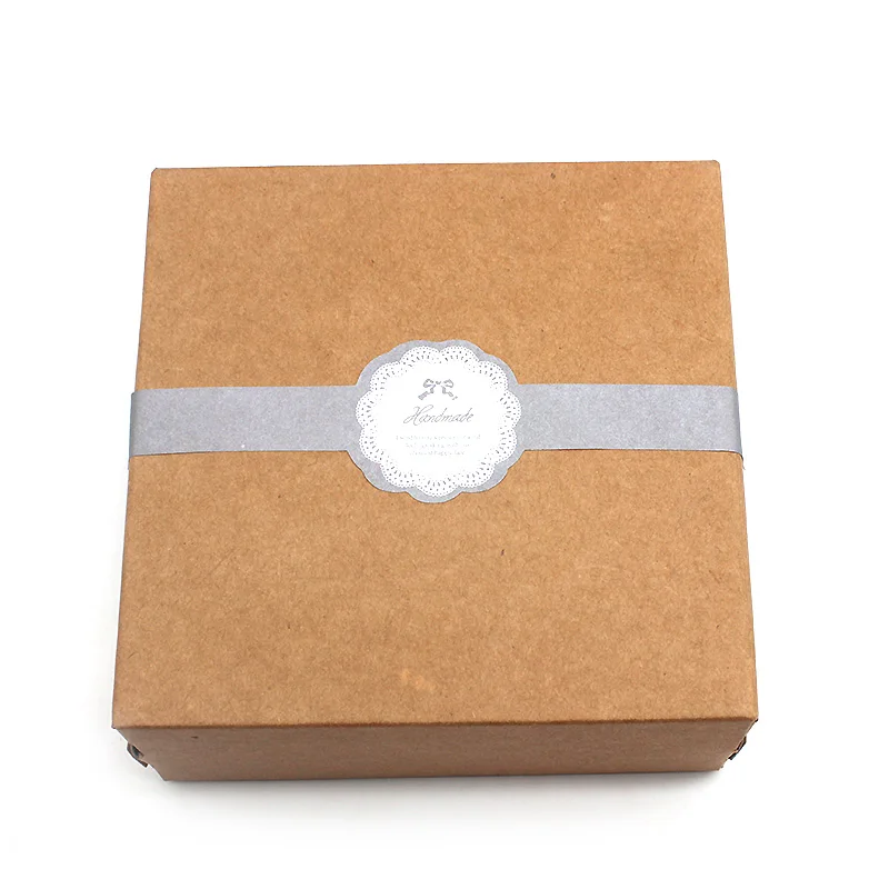 30pcs Handmade Self-Adhesive Seal Stickers for Gift Tins, Boxes, Bags – Decorative Labels for DIY Crafts, Party Packaging, Bakery Wrapping, Envelope Sealing, Thank You Tag Decor