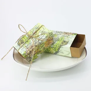 Laser-cut hollow lace flower candy box in Navy, White, Gold, or Blue. Elegant DIY favor... - SKU CGB12805 - UGI Packaging