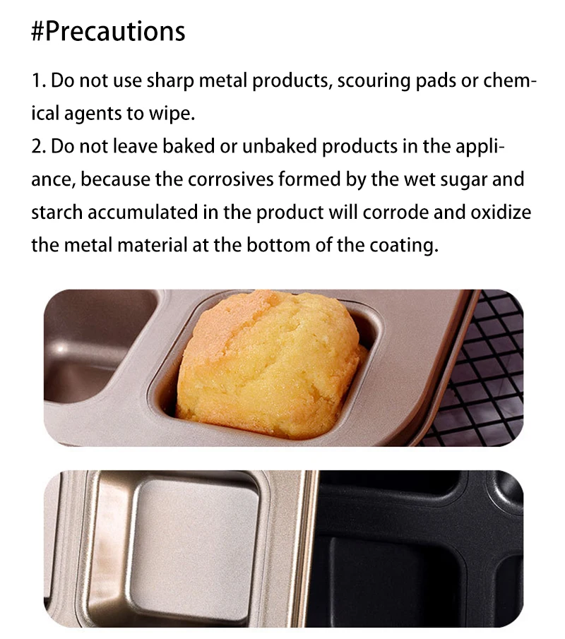 Non-Stick 12/6 Cavity Square Muffin Cupcake Baking Pan – Carbon Steel Mini Cake Tray for Oven, Household Bread Burger Mold for Baking, Reusable Bakeware for Kitchen, Easy Clean, Durable