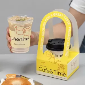 Creative Single Wall Disposable Paper Cups – Custom Printed Eco-Friendly To-Go Drinkware for Coffee, Tea, Juice – 8/12/16oz Options – Kraft Paper Takeout Cups for Events, Cafés, Business