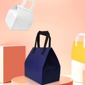 15L Insulated Reusable Cooler Bag – Leak-Proof Thermal Tote with Aluminum Foil Lining for Cake, Lunch, Picnic, Food Delivery – Foldable, Lightweight, Eco-Friendly, Non-Woven & Recyclable